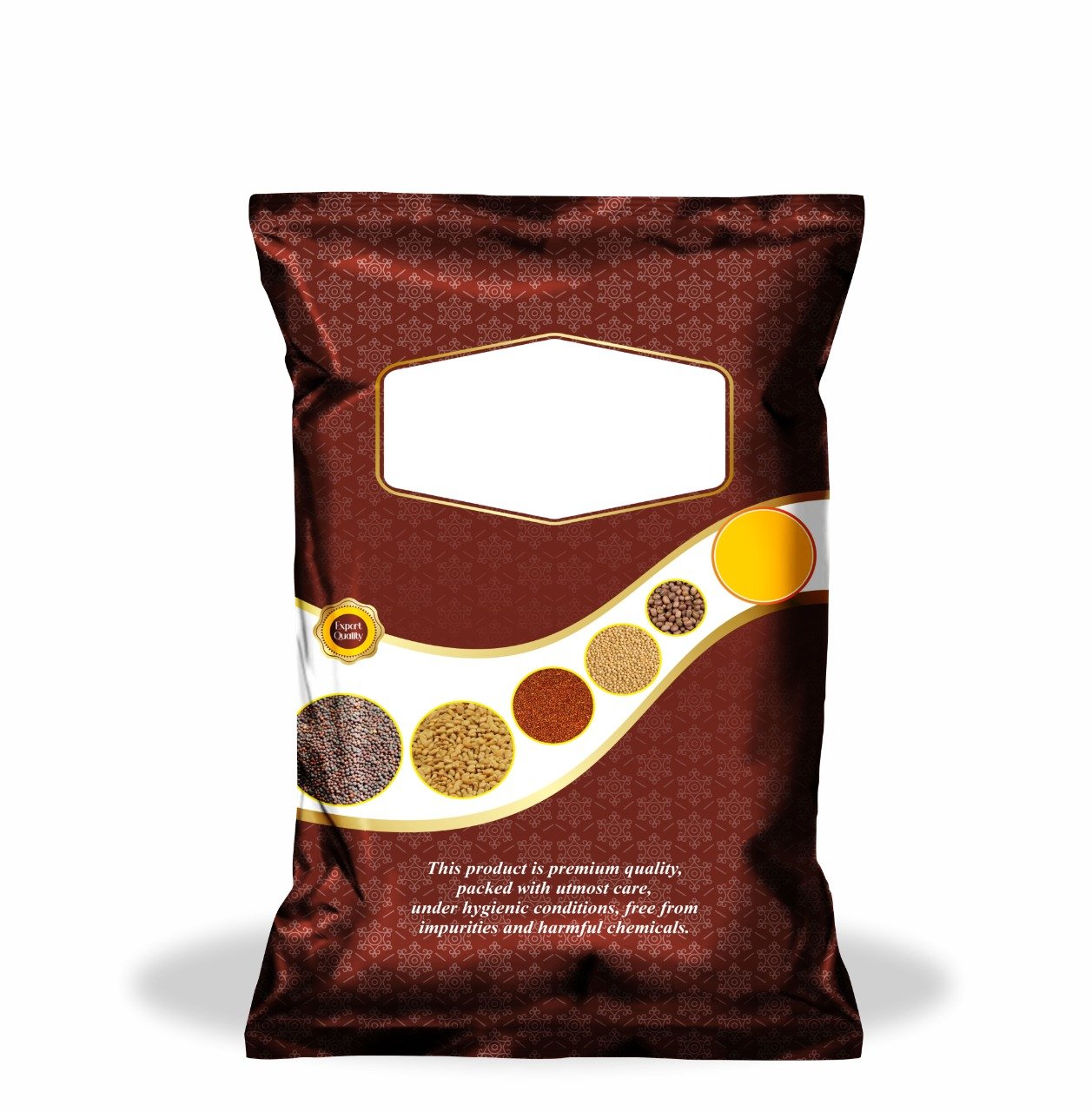 GEE Global branded spice packaging, premium export quality pouch